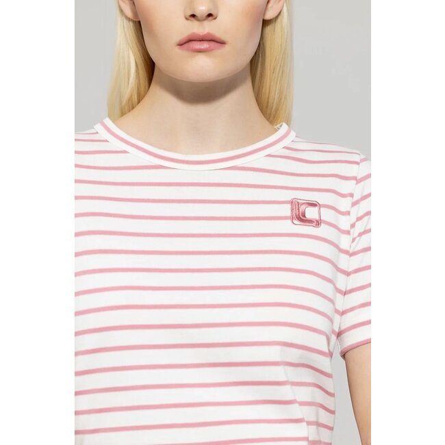 Luisa Cerano Striped half-sleeved shirt