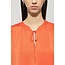 Luisa Cerano Top with tie ribbon hibiscus