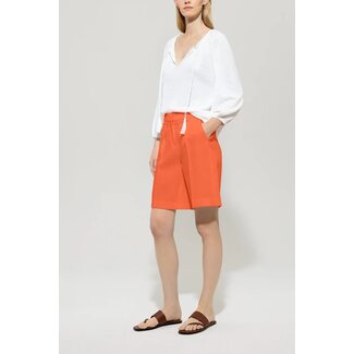 Luisa Cerano Luisa Cerano Bermuda shorts in linen mix hibiscus