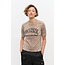 GANNI Graphic Wool Mix Printed Leopard T-shirt