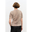 GANNI Graphic Wool Mix Printed Leopard T-shirt