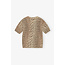 GANNI Graphic Wool Mix Printed Leopard T-shirt