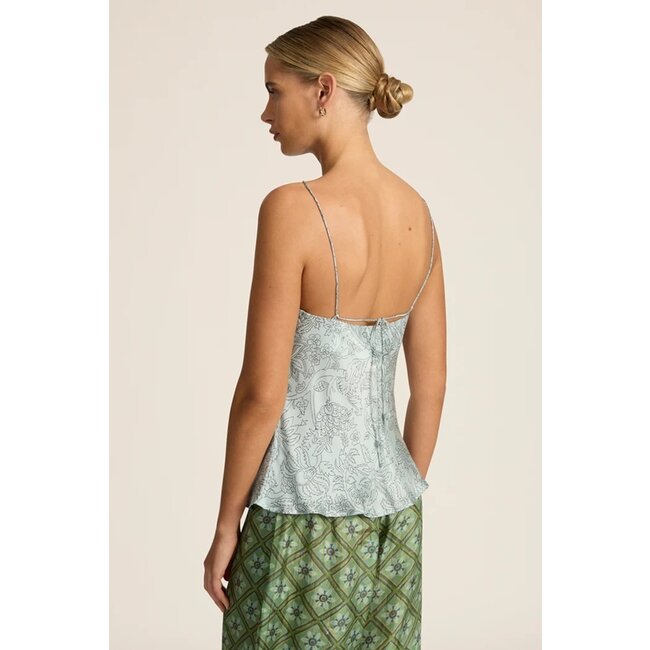 HANNAH Fernanda Camisole Top Cielo