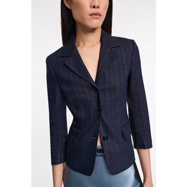 Dorothee Schumacher Modern Sophistication Jacket Blue Night