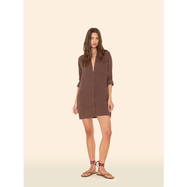 Xirena Tyson Dress Cocoa Bean