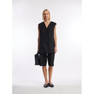 One And Other ONE and OTHER Truly Waistcoat gilet Black