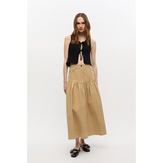 GANNI GANNI Classic Summer Suiting Long Skirt