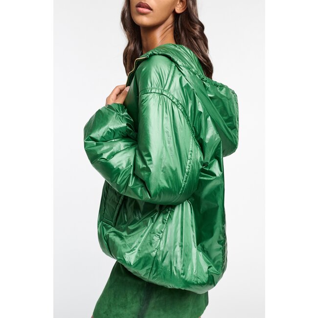 Dorothee Schumacher Cozy Coolness Coat in green