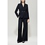 Luisa Cerano Luisa Cerano Double-breasted Gabardine blazer marine