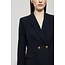 Luisa Cerano Double-breasted Gabardine blazer marine