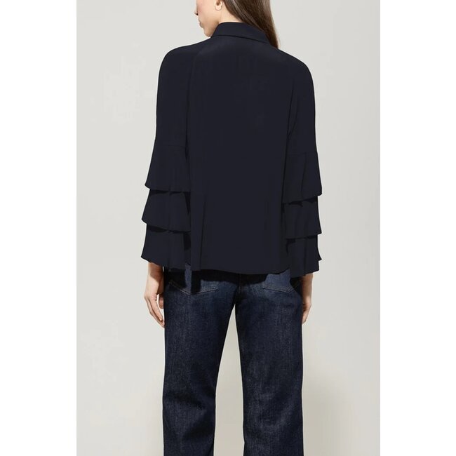 Luisa Cerano Boho vibes blouse marine