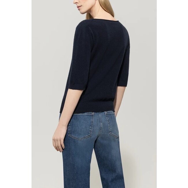 Luisa Cerano Truitje cashmere korte mouw