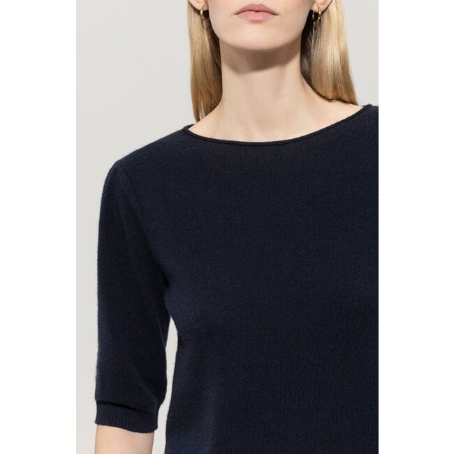 Luisa Cerano Truitje cashmere korte mouw