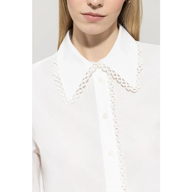Luisa Cerano Cotton voile shirt blouse