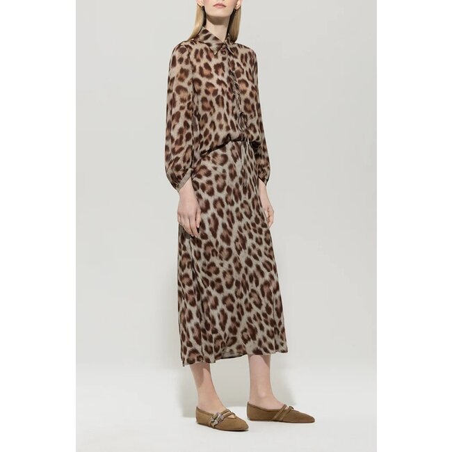 Luisa Cerano Skirt with animal print