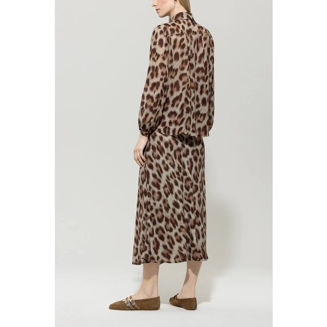 Luisa Cerano Skirt with animal print