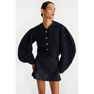 Rotate ROTATE Boucle Mini Skirt