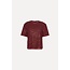 ROTATE Beaded Oversized Top Bordeaux