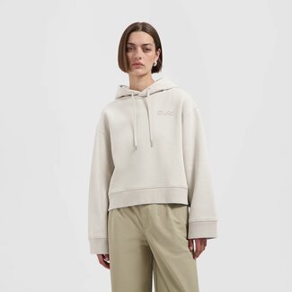 Olaf Olaf Retro Applique Hoodie Cement