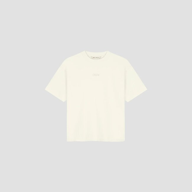 Olaf Retro logo boxy Tee off white