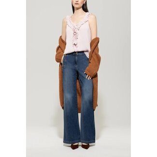 Luisa Cerano Luisa Cerano Sailor Blue denim jeans