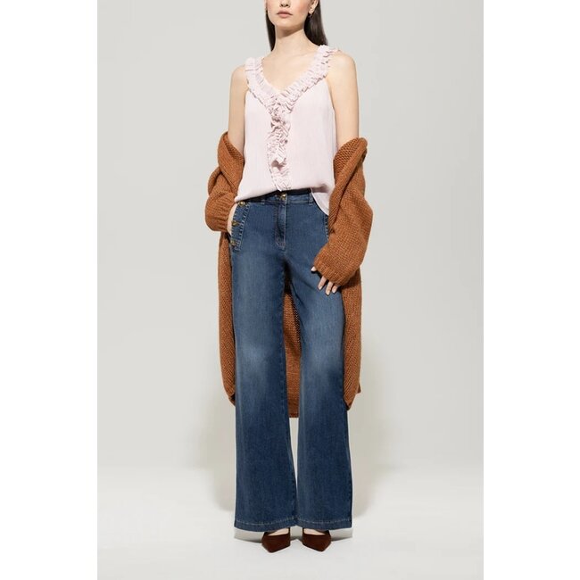 Luisa Cerano Sailor Blue denim jeans