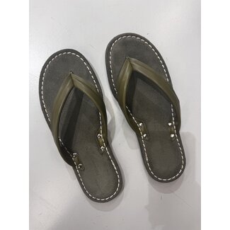 PORT Menorca PORT Menorca Slippers in Velvet Kaki