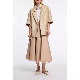 Dorothee Schumacher Dorothee Schumacher Shiny Coolness jackje Shimmering Sand