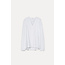 POMANDÈRE Poplin shirt with V-neck