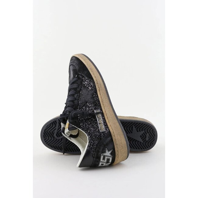 Golden Goose Ballstar Sneaker glitter suede toe star and spur
