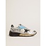 Golden Goose Golden Goose Running dad mesh and laminated leather