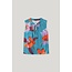 Luisa Cerano Blouse top with hibiscus print