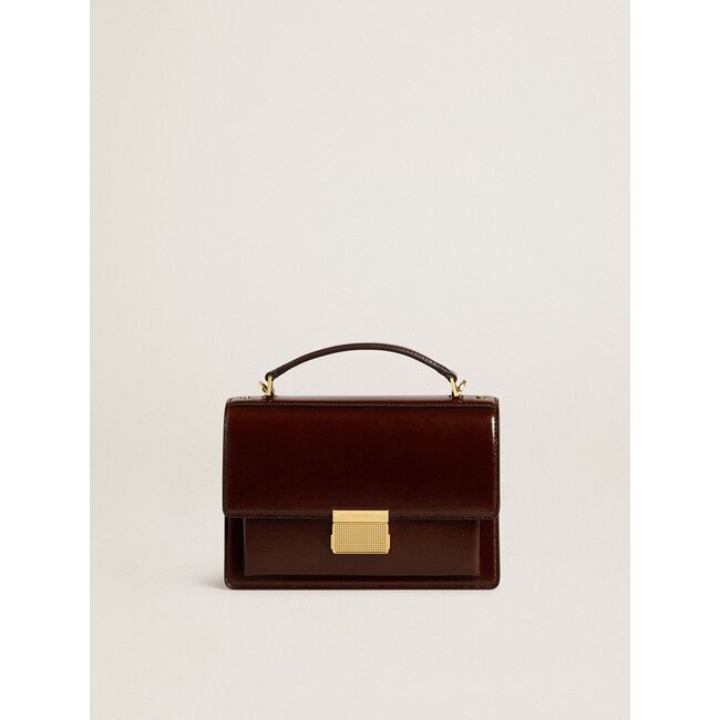 Golden Goose Venezia tas shiny leather gold metal details
