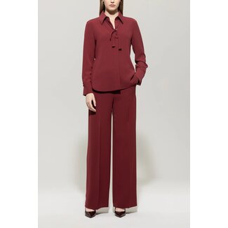 Luisa Cerano Luisa Cerano Shirt blouse with tie ribbon detail