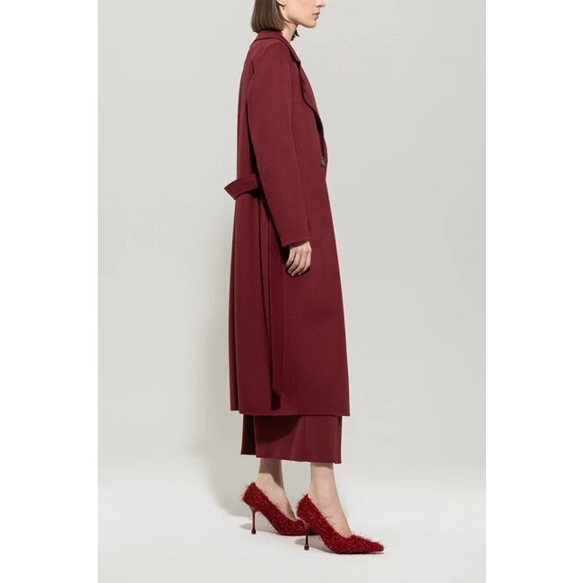 Luisa Cerano Double-face coat with belt