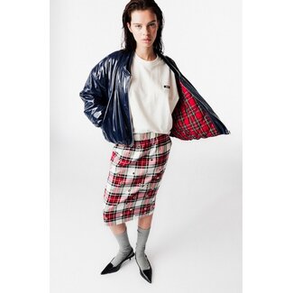 Johny Johny Midi skirt red eyelets