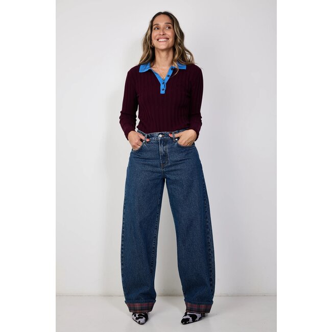 Coco Y Maria Otilia jeans denim blue