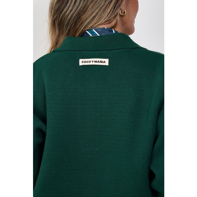 Coco Y Maria Coco polo knit green