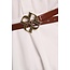 Dorothee Schumacher Subtle Shine d Rose Buckle Belt