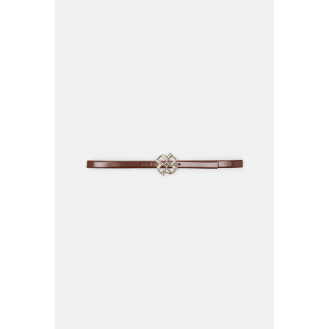 Dorothee Schumacher Subtle Shine d Rose Buckle Belt