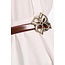 Dorothee Schumacher Subtle Shine d Rose Buckle Belt