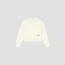 Olaf | SHOP ONLINE | Fluffy logo Knit off-white | BANKGEHEIM