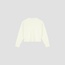 Olaf | SHOP ONLINE | Fluffy logo Knit off-white | BANKGEHEIM