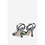 Rotue Dial Drunk metallic heeled sandals specchio