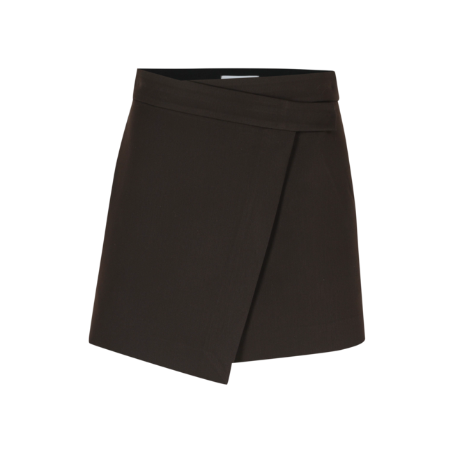 RAE Antwerp Gavin mini skirt in brown