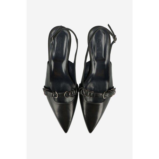 Rotue Ghosting leather slingbacks