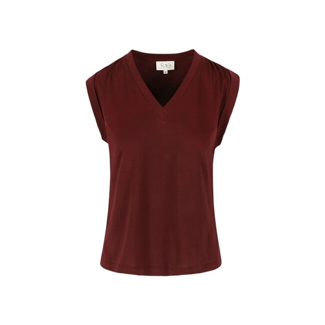 RAE Antwerp Nazan shirt in burgundy