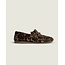Posa Boat Loafer Fringe | Leopard