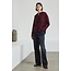 POMANDÈRE Blouse in plum with chest pocket
