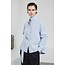 POMANDÈRE Shirt with scarf in striped poplin